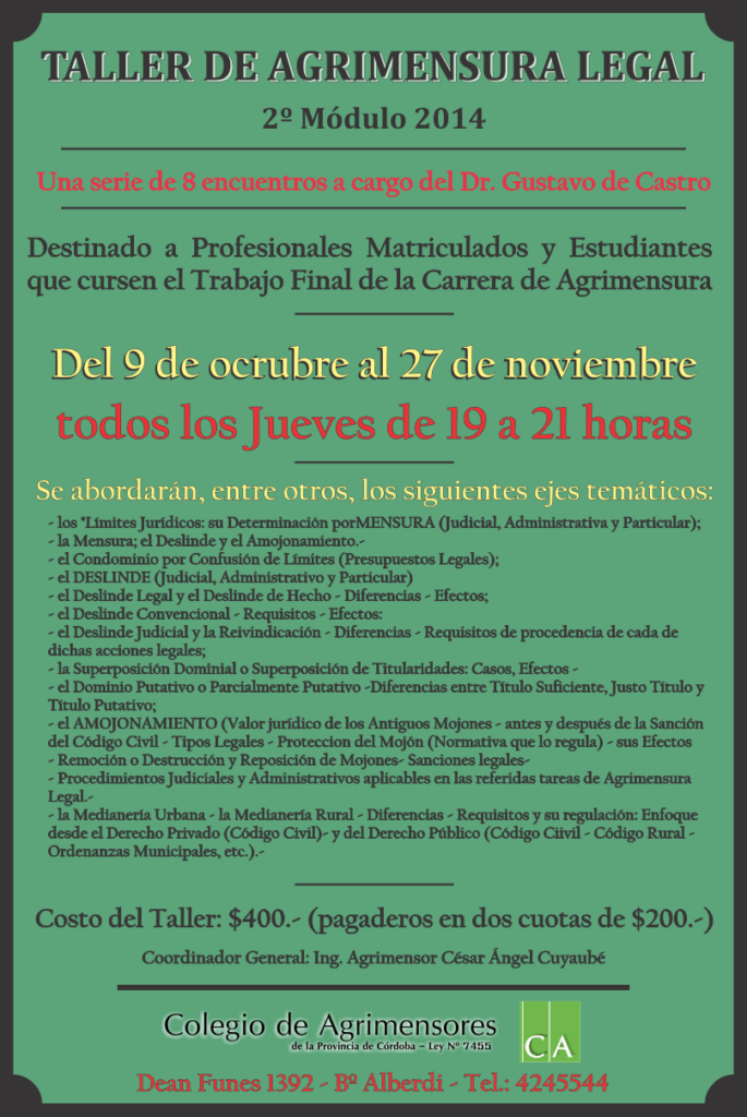 taller agrimensura legal 2 modulo 2014 final